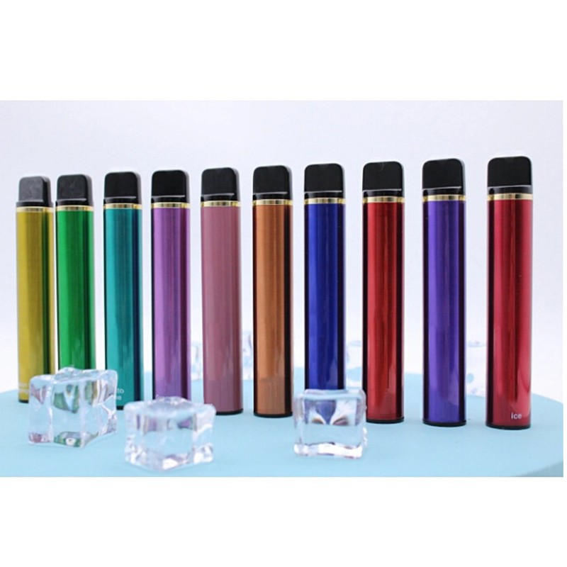 XXL Jednorazowe urządzenie POD Papierosy 1800 Puffs Pastycznienapełnione Vape Pen 7ml Cartridges 950mAh E-Papsyts